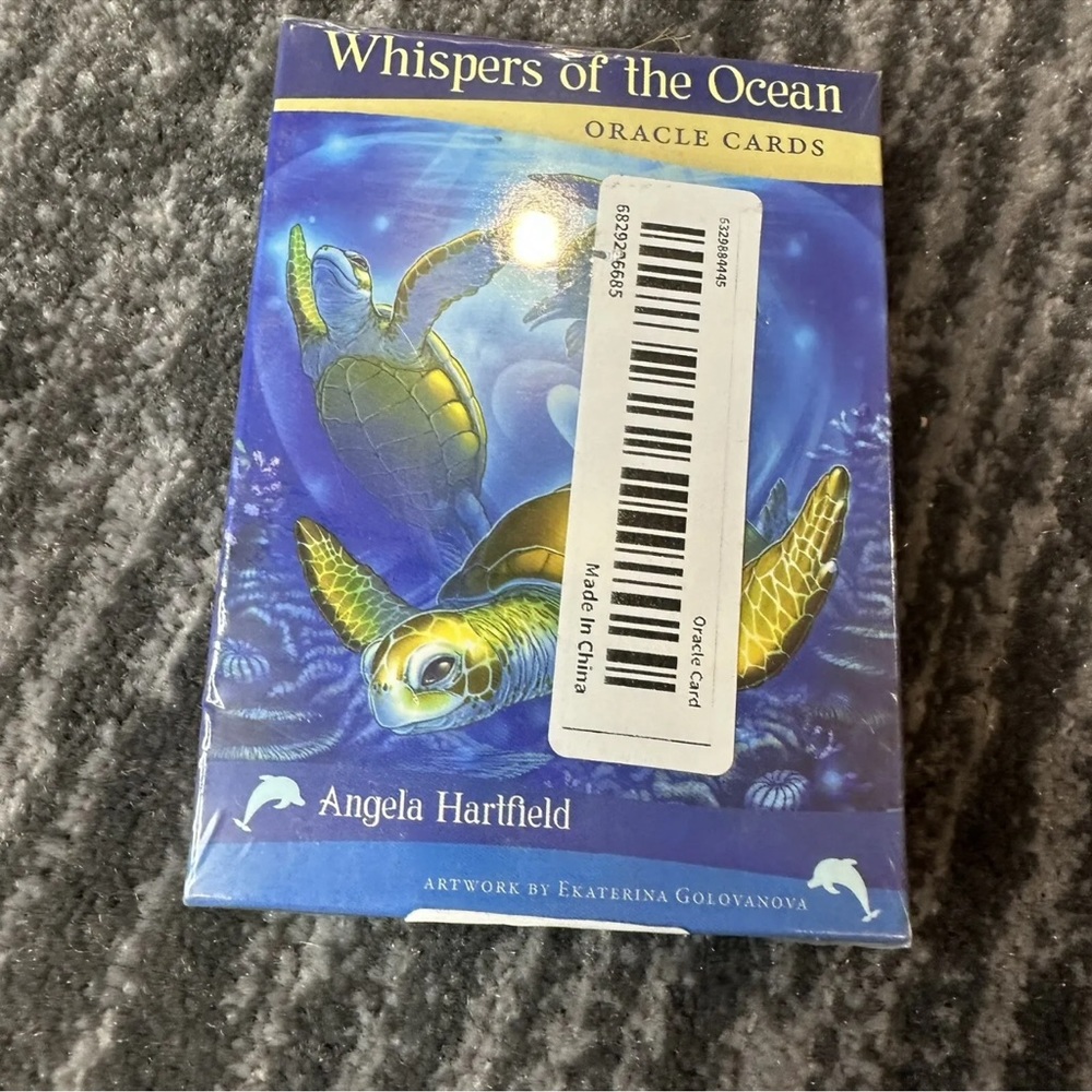 Whispers Ocean Oracle 50 Card Deck Tarot Inner Wisdom & Guide Book New Sealed